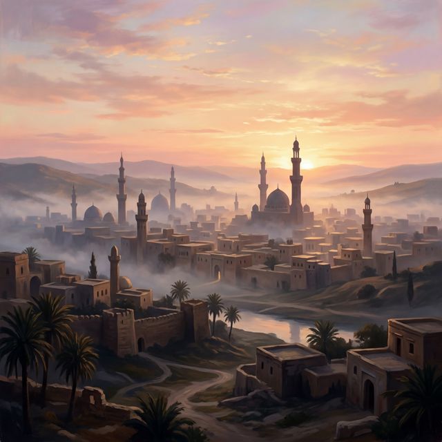 Morning sunrise representing fajr dhikr